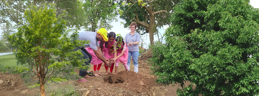 Trees for Tomorrow Banner for Parivartan NGO